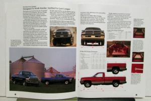 1994 Dodge Ram Pickup 1500 2500 3500 Options Features Specs Colors Brochure