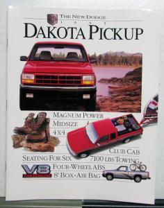 1995 Dodge Ram Dakota Pickup Seating Options Features Specs Colors Sale Brochure
