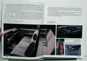 1995 Dodge Ram Pickup 1500 2500 3500 Options Features Specs Colors Sale Brochure