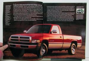 1995 Dodge Ram Pickups 1500 2500 3500 Colors Options Specs Sales Brochure
