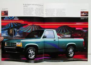 1996 Dodge Ram Dakota Midsize V8 Exterior Colors Options Sales Brochure