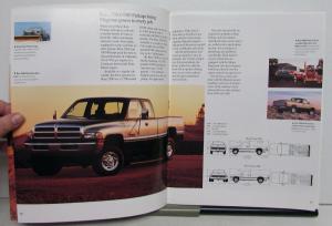 1996 Dodge Ram Work Trucks Pickup Dakota Exterior Colors Options Sales Brochure