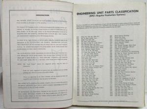 1973 Pontiac Parts and Accessories Book Catalog 1962-1973 GTO Firebird Tempest