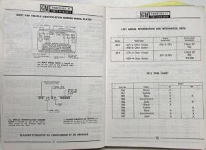 1969-1974 Pontiac Illustrated Parts Book Ventura II Sprint Tempest Grand Prix CA