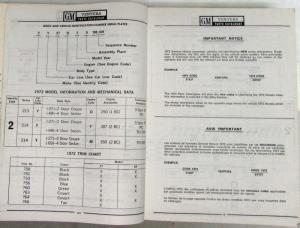 1969-1974 Pontiac Illustrated Parts Book Ventura II Sprint Tempest Grand Prix CA