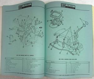 1969-1974 Pontiac Illustrated Parts Book Ventura II Sprint Tempest Grand Prix CA