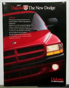 1997 Dodge Ram Dakota Exterior Colors Interior Seating Options Sales Brochure