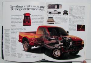 1997 Dodge Ram Dakota Exterior Colors Interior Seating Options Sales Brochure