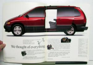 1997 Dodge Ram Caravan Exterior Colors Interior Seating Options Sales Brochure