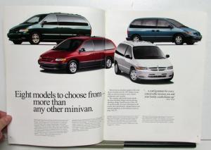 1997 Dodge Ram Caravan Exterior Colors Interior Seating Options Sales Brochure