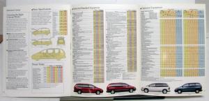 1997 Dodge Ram Caravan Exterior Colors Interior Seating Options Sales Brochure