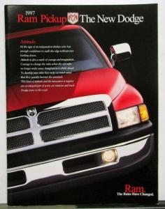 1997 Dodge Ram Pickup 1500 2500 3500 Exterior Colors Interior Options Brochure