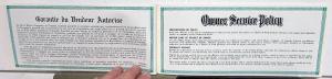 1964 Ford Econoline Van Canadian Owners Manual ORIGINAL Care & Op Rare