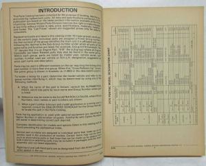 1976 Pontiac Chassis Body Parts Book and Illustration Catalog Firebird LeMans