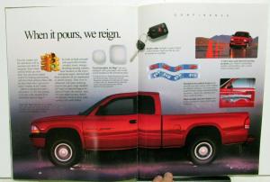 1998 Dodge Ram Dakota Seating Exterior Colors Specifications Sales Brochure