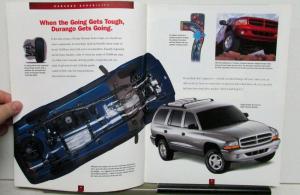 2000 Dodge Durango Features Specifications Color Options Sales Brochure CANADIAN