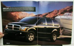 2004 Dodge Durango Features Options Colors Sales Brochure DUAL COVER