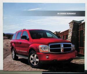 2006 Dodge Durango Features Options Diagrams Colors Sales Brochure