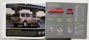 2007 Dodge Durango Dimensions Specs Color Options Sales Brochure