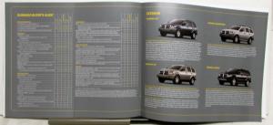 2007 Dodge Durango Dimensions Specs Color Options Sales Brochure