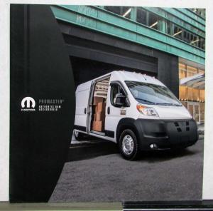 2015 Dodge Promaster Authentic Ram Mopar Accessories Sales Folder