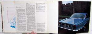Original 1969 Jaguar Prestige Dealer Sales Brochure XJ6 W/Spec Sheet Large Rare