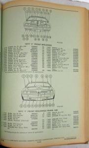 1976-1979 and 1980 X Pontiac Chassis Body Parts Book and Illustration Catalog