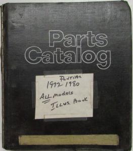 1977-1980 Pontiac Parts Illustration Book Catalog Firebird Phoenix - Canadian
