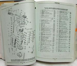 1977-1980 Pontiac Parts Illustration Book Catalog Firebird Phoenix - Canadian