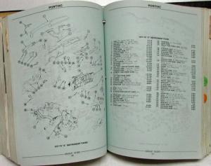 1977-1980 Pontiac Parts Illustration Book Catalog Firebird Phoenix - Canadian