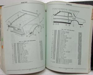 1977-1980 Pontiac Parts Illustration Book Catalog Firebird Phoenix - Canadian