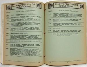 1982 Pontiac 6000 Parts Book and Illustration Catalog