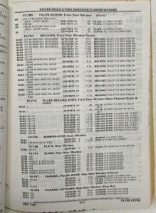1982-1983 Pontiac J2000 Parts Book and Illustration Catalog