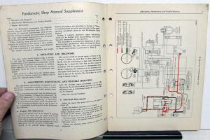 1951 Ford Car Dealer Fordomatic Transmission Service Shop Manual W/Supplement