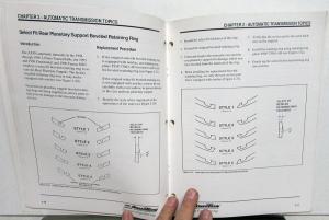 1996 Ford Powertrain Service Engineering Update Training Booklet Engine Trans