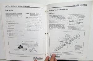 1996 Ford Powertrain Service Engineering Update Training Booklet Engine Trans