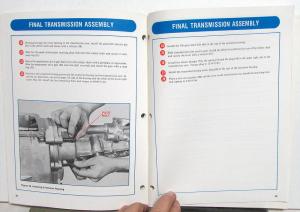 1980 Ford Dealer 5 Speed Manual Overdrive Transmission Service Training Booklet