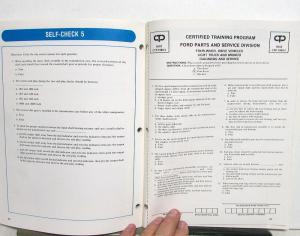 1980 Ford Dealer 5 Speed Manual Overdrive Transmission Service Training Booklet