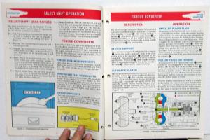 1977 Ford Dealer Jatco Auto Trans Service Training Manual Operation & Diagnosis