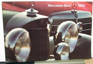 1968 Mercedes-Benz Color Sales Brochure Models 220D 220 230 250 280S 280SE 280SL