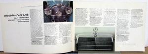 1968 Mercedes-Benz Color Sales Brochure Models 220D 220 230 250 280S 280SE 280SL