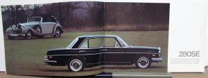 1968 Mercedes-Benz Color Sales Brochure Models 220D 220 230 250 280S 280SE 280SL