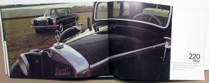 1968 Mercedes-Benz Color Sales Brochure Models 220D 220 230 250 280S 280SE 280SL