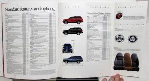 1988 Dodge Durango Colors Domensions Models Accessories Sales Brochure