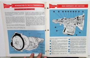 1976 Ford Dealer C3 Automatic Transmission Operation & Diagnosis Service Manual