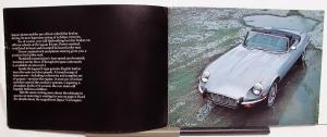 1973 Jaguar Prestige Dealer Sales Brochure V-12 Original