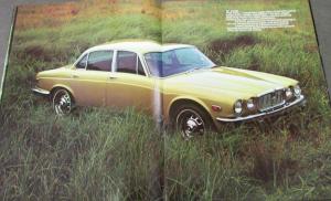 Original 1974 Jaguar Prestige Dealer Sales Brochure E-Type XJ12C L XJ6