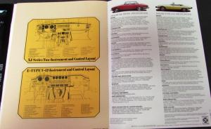 Original 1974 Jaguar Prestige Dealer Sales Brochure E-Type XJ12C L XJ6