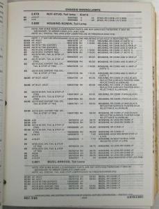 1982-1985 Pontiac 6000 Parts Book and Illustration Catalog