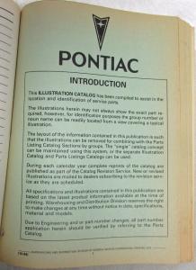 1982-1985 Pontiac Firebird Trans Am and SE Parts and Illustration Book